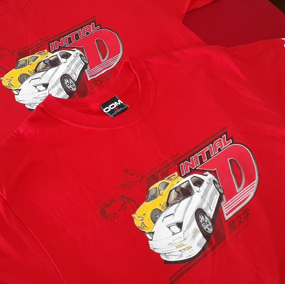 VTG Anime ODM Shuichi Shigeno Initial D Promo Tee